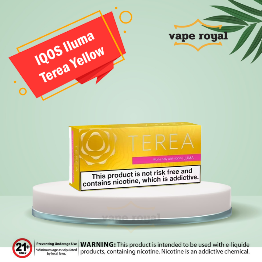 Terea Yellow For Iqos Iluma In Dubai Vape Royal Ae Vape Shops In