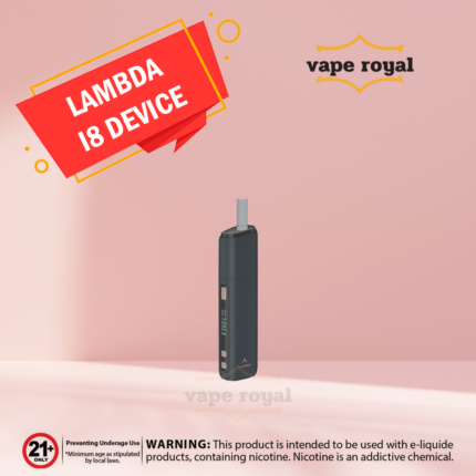 Lambda i8 Black Device for Terea Heets Sticks Lambda i8 Black is the latest product of the LAMBDA brand in 2023, explicitly designed for induction heating tobacco sticks, similar to the IQOS Terea. It continues the design style and ease of use of Lambda's previous products, with adjustable heating temperature and heating time. The device has a large 3200mAh battery capacity, which supports approximately 40 sticks of tobacco per charge.  It supports IQOS TEREA, SENTIA, LEME META Stick, and other smartcore heating cigarettes. The Lambda i8 Black is made from high-quality materials, including aluminum alloy, PPSU, and PEEK.  The Lambda i8 is compatible with all TEREA and SENTIA Smartcore Sticks. If you are looking for a healthier and more satisfying alternative to traditional cigarettes, the Lambda i8 Black HNB Device is a great option. It is easy to use, stylish and offers a variety of features to customize your smoking experience.