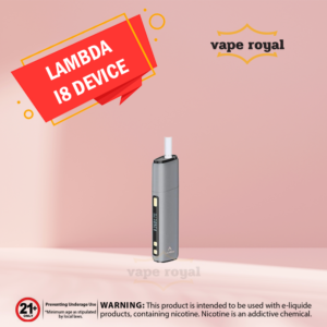 Lambda i8 Gray Device for Terea Heets Sticks Lambda i8 Gray is the latest product of the LAMBDA brand in 2023, explicitly designed for induction heating tobacco sticks, similar to the IQOS Terea. It continues the design style and ease of use of Lambda's previous products, with adjustable heating temperature and heating time. The device has a large 3200mAh battery capacity, which supports approximately 40 sticks of tobacco per charge.  It supports IQOS TEREA, SENTIA, LEME META Stick, and other smartcore heating cigarettes. The Lambda i8 Gray is made from high-quality materials, including aluminum alloy, PPSU, and PEEK.  The Lambda i8 is compatible with all TEREA and SENTIA Smartcore Sticks. If you are looking for a healthier and more satisfying alternative to traditional cigarettes, the Lambda i8 Gray HNB Device is a great option. It is easy to use, stylish and offers a variety of features to customize your smoking experience.