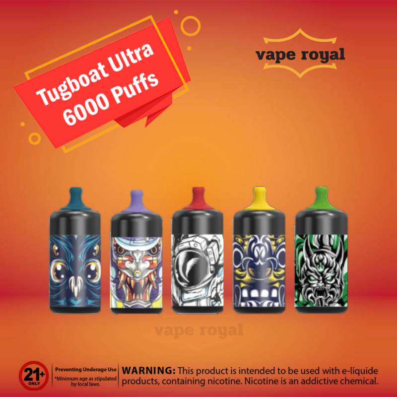 Tugboat Ultra 6000 Puffs Disposable