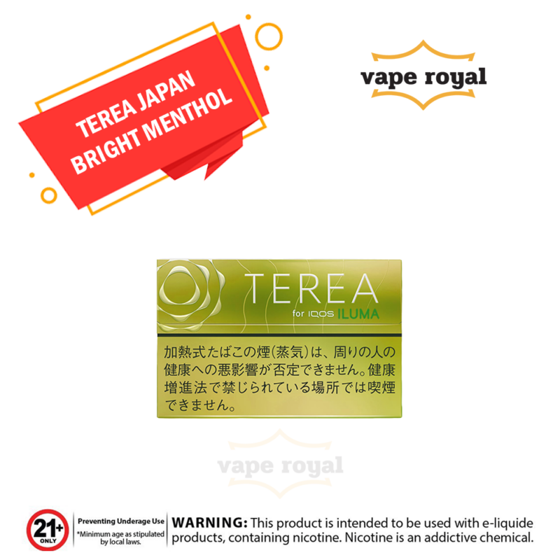 HEETS TEREA BRIGHT MENTHOL FOR IQOS IN DUBAI HEETS TEREA BRIGHT MENTHOL is the most recent invention in the vaping industry. These bladeless devices offer a more soothing experience by warming tobacco from the Centre rather than burning it. There is no smoke residue, and the device does not need to be cleaned. Vape with a HEETS and start! From the variety of hues offered for these chic and alluring gadgets. You may select the one that best suits you. HEETS TEREA BRIGHT MENTHOL FOR IQOS ILUMA UAE The state-of-the-art heating technique employed in new IQOS ILUMA devices is the Smart Core Induction System, which warms the tobacco from within the new TEREA Smart Core stick. These freshly developed sticks are only compatible with IQOS ILUMA. Which features a bus-launch feature that detects when the TEREA stick is inserted and instantly powers on the device. UAE HEETS TEREA BRIGHT MENTHOL Experience the next level of vaping with UAE IQOS ILUMA HEETS TEREA BRIGHT MENTHOL. This revolutionary device combines cutting-edge technology with elegant design. It provides an unparalleled vaping experience with its ergonomic shape and premium materials. The TEREA REGULAR fits comfortably in your hand. While exuding sophistication and style. Say goodbye to messy refills and coil changes. The UAE IQOS ILUMA HEETS TEREA BRIGHT MENTHOL has a refillable pod system. That allows for effortless and mess-free e-liquid refills. The 2ml capacity of the pod ensures long-lasting vape sessions without any interruptions. Plus, thanks to its innovative temperature control system. You can enjoy consistent flavor profiles and smooth vapor production every time you take a puff. But this is not the end! UAE IQOS ILUMA HEETS TEREA BRIGHT MENTHOL also boasts impressive battery life. This allows you to enjoy your favorite flavors all day without worrying about refueling. Ensures its fast charging capability. You'll never have to wait too long before getting back to enjoying your vape session. Whether you're an experienced vaper or just starting your journey, this device is sure to satisfy your cravings while elevating your vaping experience to new heights.