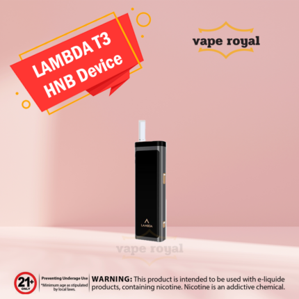 BLACK LAMBDA T3 HEAT NOT BURN TOBACCO HEATING DEVICE BLACK Lambda T3 is a solid device that offers 18-20 consecutive uses, temperature adjustment, and automatic cleaning. It's a suitable device, but the price is a bit too high. Once you’ve unboxed your device, you can check the charge. To do so, just click on the control button once. The color of the light will correspond to a battery charge. White means 100-30% charge remaining, yellow means 30-1% remaining, red means 0% remaining. Charging time for T3 is very convenient at only 1 hour and 15 minutes. How To Use BLACK LAMBDA T3 Set temperature Press and hold the temperature control button the color of the temperature control button light indicates the set temperature white = low yellow = high Insert the HeatStick Press and hold the control button to turn on The device will vibrate, and the light will begin flashing to show that the heating has started heating takes approximately 25 seconds The device will vibrate, and the light will turn solid when heating is done, and the device is ready to use a cycle lasts 5.5 minutes or 16 puffs When the cycle is over, the device will vibrate, and the light turns off Remove the Heat Stick by pushing the cap up and pulling the Heat Stick out For good device health, make sure you clean your BLACK Lambda T3 device often. You can clean with the automatic cleaning feature or manually. To use the automatic cleaning feature, click the control button 5 times. Automatic cleaning will take approximately 30 seconds. To manually clean, wait until the device is cool then remove the cap from the body of the device and use either the cleaning brush or the cleaning sticks to wipe away any grime and build-up left in the Heat Sticks heating chamber. What’s Included 1 x LAMBDA T3 Device 1 x Cleaning Brush Cleaning Stick 1 x USB Cable 1 x User Manual BLACK LAMBDA T3 Specs & Features  Heating Type: Titanium Steel Alloy Heating Blade Battery Capacity: 1500 mAh Charging Time: About 70 mins Input Voltage: 5V / 2A Smoking Time: 5.5 mins or 16 Puffs (14+2 Puffs) Product Size: 100.5*31*16.2 mm Weight: 69 g Material: Aluminum Alloy+PPSU+PEEK Compatible With: All Heets Sticks Temperature adjustment, automatic cleaning. Tempered glass side panels QUICK LINK BLUE LAMBDA T3 HEAT NOT BURN TOBACCO HEATING DEVICE