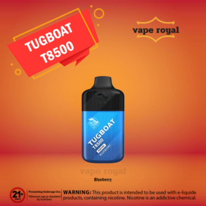 TUGBOAT 8500 PUFFS DISPOSABLE VAPE TUGBOAT 8500 PUFFS  Disposable Vape is the key to a trouble-free transition to disposable vaping devices. This instrument is the pinnacle of efficiency and class, thanks to its meticulous design and well-honed construction. A powerful 500mAh rechargeable battery allows for longer vaping sessions between charging. There is an integrated E-Liquid Remaining indicator, so you know exactly how much vape time you have remaining. Because of its lightning-fast USB Type-C charging, our TUGBOAT 8500 PUFFS  Vape will keep you from being without it for long. Rich, consistent taste and plenty of vapor are yours to enjoy with the 16ml e-liquid capacity and 1.0ohm Mesh Coil. A robust 50mg nicotine fortress ensures the ideal throat impact. The Tugboat T8500 is the best choice since it has an incredible 8500 puffs, providing hours of fun. This fantastic disposable vape will take your vaping to a whole new level. Get some right now and enjoy every puff.