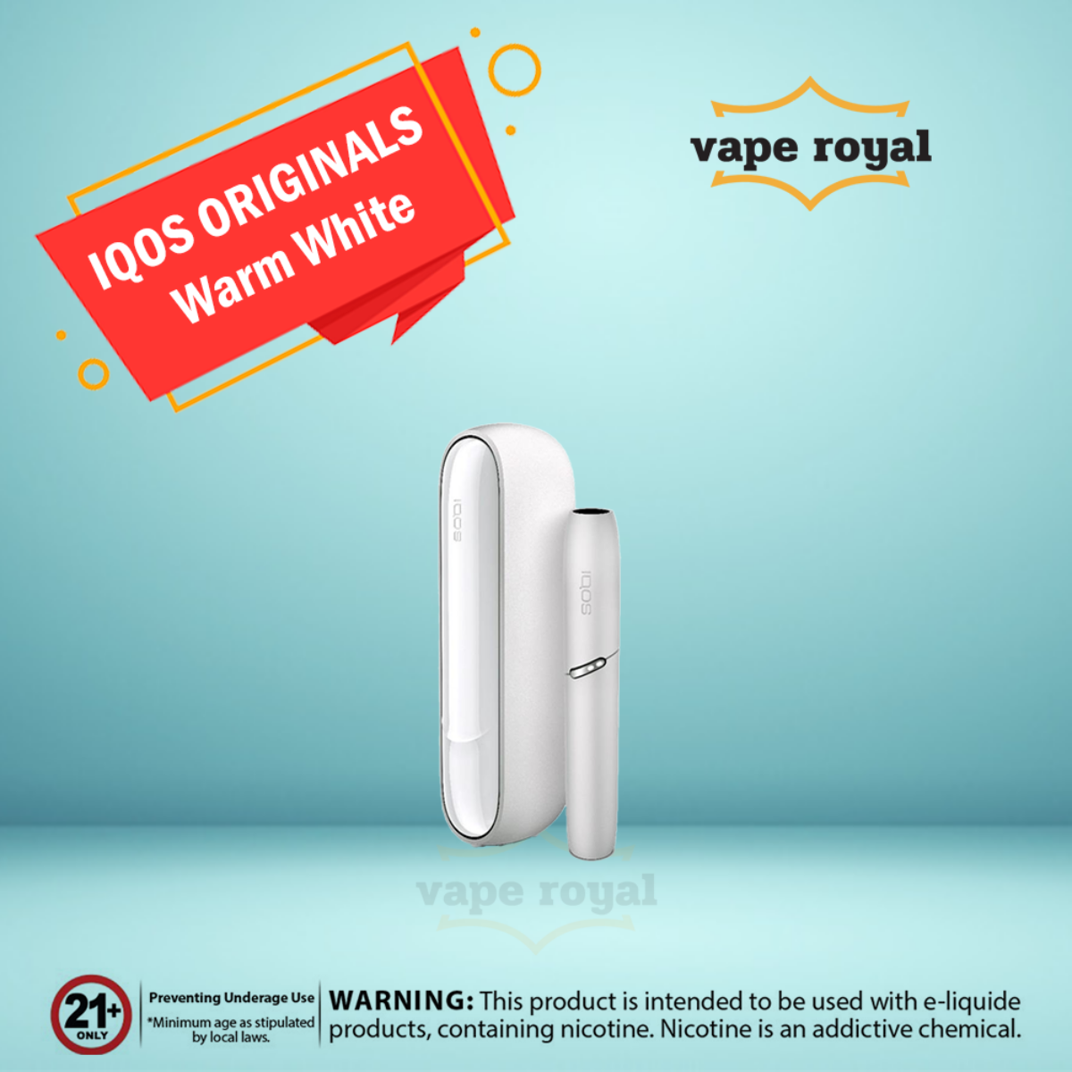Buy Online IQOS ORIGINALS DUO KIT WARM WHITE IN UAE